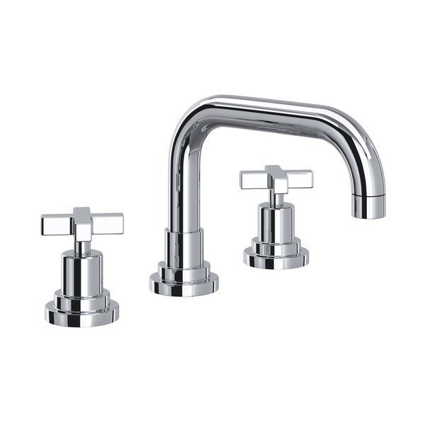 Rohl Lombardia Widespread Lavatory Faucet With U-Spout A2218XMAPC-2